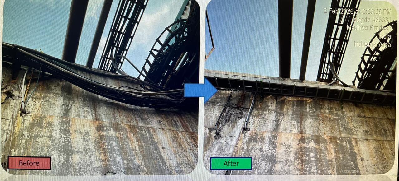 Completed industrial project